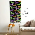 thumbnail image 6 of Halloween Tinsel Photo Backdrop Curtains Party Decorations 3.3x6.6ft Halloween Pattern Backdrop Foil Fringe Curtains Black Orange Purple Halloween Party Streamers, 6 of 8
