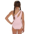 thumbnail image 3 of SEANATIVE Size 9-10 Years Girls Swimsuits One Piece Bathing Suit 2 Piece Set with Mesh Sarong Coverup Cut Out Beach Swimwear for Kids Teen Girl, Cartoon Cat Daisy Pink, 3 of 7