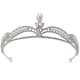 thumbnail image 1 of KAKOWELY Diadema de corona de novia, diadema de boda, corona de diamantes de imitación, corona de perlas artificiales, 1 of 5