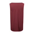 thumbnail image 4 of adviicd Womens Summer Tank Tops Womens Tank Tops Summer Sleeveless Ribbed Knit Slim Fitted Blouse Basic Tees Shirts ,XL, 4 of 5