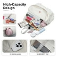 thumbnail image 3 of HuaAngel Water Resistant Backpack with Mulitiple Pockets for School Travel Outdoor College, Lightweight Daypack for Teens with Laptop Compartment, 3 of 7