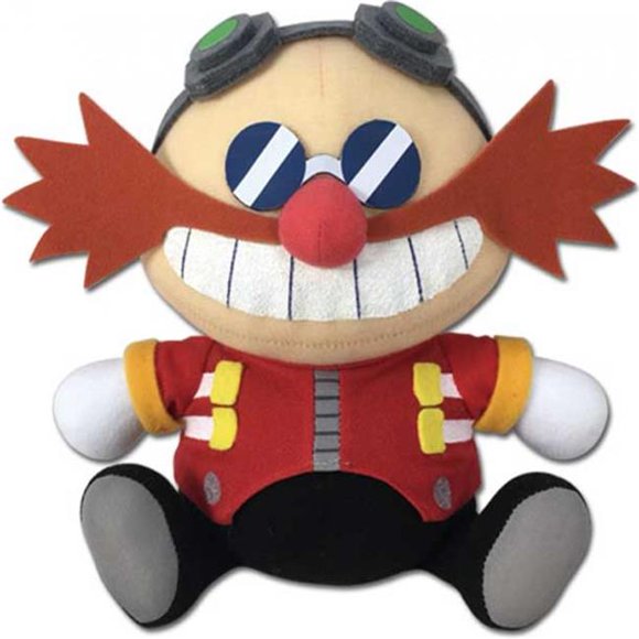 Sonic 810450 7 in. Sonic the Hedgehog Doctor Robotnik Plush Toy