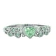 thumbnail image 2 of Anillos para mujer, regalos para mujer, moda para damas, boda, corazón, diamante, damas, anillo de corazón de melocotón, joyería, 2 of 3