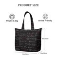 thumbnail image 5 of Travel Tote Bag with Scientific Knowledge Engineering Artwork Large Capacity Weekender Bag with Adjustable Strap, Perfect for Study, Business, Gym Use, 5 of 5