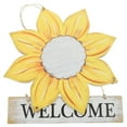 thumbnail image 5 of Masteelf Sunflower Welcome Sign Wooden Front Porch Decor Farmhouse Summer Decor Rustic Pendant, 5 of 8