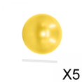 thumbnail image 1 of DYNWAVECA 5xSmall Pilates Ball Heavy Duty Workout Ball for Home Gym Balance Yellow, 1 of 10