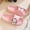 Pink, variant on Eltusu Girls Slides, Soft Bottom Open Toe No Slip Bathroom Summer Slippers Pink Size 1(Big Kids)