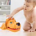 thumbnail image 3 of Vogacara León juego animales boca morder mano morder tirando juegos de barra juguetes divertidos broma fiesta suministros niños Juguetes naranja amarillo, 3 of 6