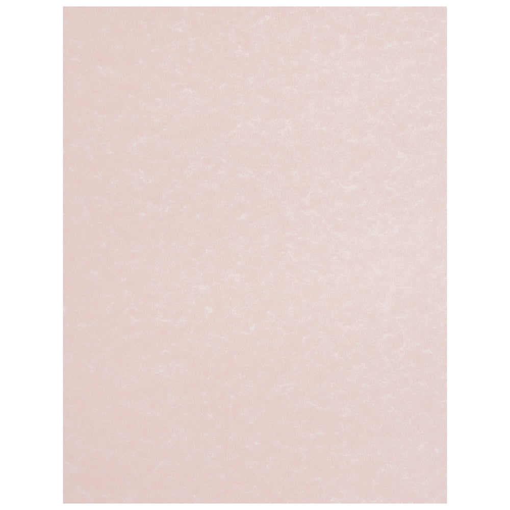 JAM Parchment 24lb Paper, 8.5 x 11, Salmon Pink Recycled, 100