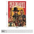 thumbnail image 2 of Red Dead Redemption 2 Game Canvas Poster RDR2 Game Print Luxury Flannel Blanket - Super Soft Anti-Static Plush Warm Blanket for Sofa Bed - Extra Large Cozy Blanket for Men and Women, Home Decor Gift., 2 of 9