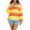 Yellow, variant on VEKDONE Women's Knit Sweater Trendy Striped Color Block Long Sleeve Tunic Blouses Round Neck Loose Fit Knitted Pullover Tops