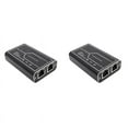 thumbnail image 1 of 2X Gigabit POE Extender 2 Port 1000M Network Switch Repeater 30W IEEE802.3Af/At Plug&Play for PoE Switch NVR IP Camera, 1 of 5