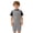 Black, variant on Haitryli Kids Boys Girls Anti-strip Romper Striped Zip Back Autism Sensory Jumpsuit Special Needs Adaptive Clothing Black 8