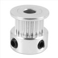 thumbnail image 5 of 10Pzs Polea de Correa Dentada de Aluminio GT2 20 Dientes Diametro 5 mm 6 mm Y Llave para Impresora 3D RepRap Prusa I3, 5 of 5