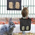 thumbnail image 5 of Bolsa de heno para conejos, alimentador de heno, bolsa de alimentación para conejos, bolsas de heno para mascotas, cobayas, cobayas, conejos, cobayas, hámsteres, animales pequeños, negro, 5 of 5