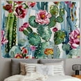 thumbnail image 2 of Orinice Cactus Flowers Tapestry Wall Hanging Unique Style Graphic Tapestries for Home Decor Living Room Bedroom Dorm 40x30inch, 2 of 6