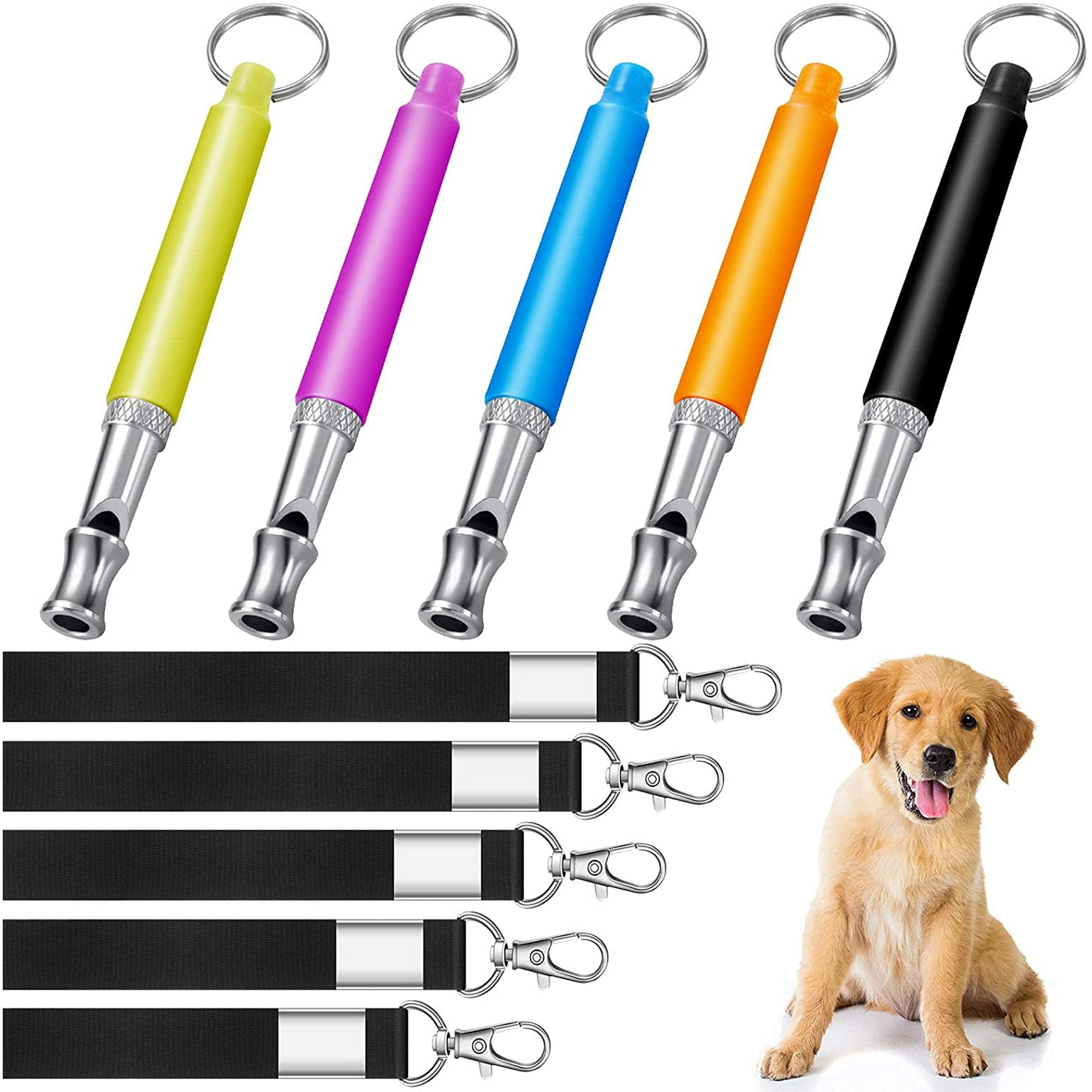 10 Pieces Dog Training Whistle Set Include Pieces Stop Barking