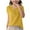 Yellow, variant on Kaemgyyd Tops for Girls Summer Trendy Button V Neck Loose Tunic Tee Children Toddler Short Sleeve Solid Shirt 6-15 Years
