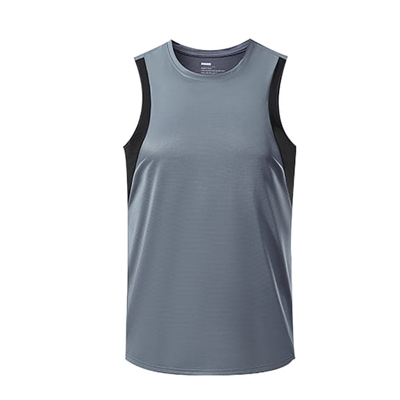 uikmnh Tank Tops Men Slim Fit Athletic Tank Top Tight Fitting Muscle Shirt Sleeveless Performance Workout Vest Size:M