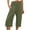 Army Green, variant on LEAVINGSUO Womens Plus Size Clearance Pants under $10 Women's Loose Wide Leg Pants High Waist Straight Pants Casual Pants Wine XL