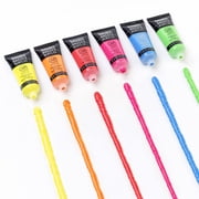 Liquitex BASICS Acrylic Color Set, 6-Colors, Fluorescent