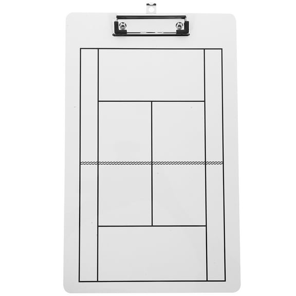 2PCS Reusable Coaching Clipboard for Tennis Hockey Whiteboard Training Planning Demonstrate
