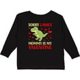 thumbnail image 3 of Inktastic Sorry Ladies Mommy is My Valentine Dinosaur Boys Long Sleeve Toddler T-Shirt, 3 of 5