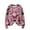 Pink, variant on Long Sleeve Pullover Sweaters For Women O Neck Casual Cute Printing Knit Oversized Sweater for Fall and Winter, Christmas Snowflake Print, Cozy and Festive, Christmas Sweaters for Women ,Beige,L