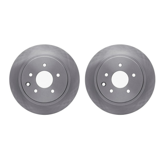 Dynamic Friction Company Rear Brake Rotors 6002-68006