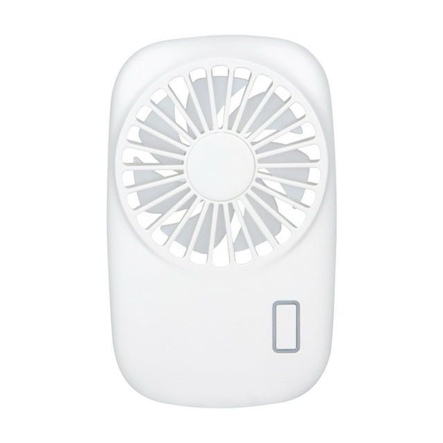 Ventilador portátil USB - Mini ventilador de aluminio con viento fuerte, ajustes de 2 velocidades, batería recargable para viajes al aire libre y uso en interiores