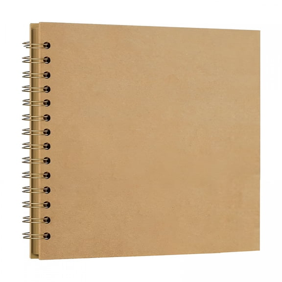 CCOCC DIY Scrapbook Photo Album with 40 Loose Leaf Pages, 17.5x17.5 cm Size, Hard Cover for Wedding or Baby Memories, Gift for Special Occasions