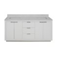 thumbnail image 6 of Stockholm 72" Bathroom Vanity with White Cabinet and Engineered Marble Top, 6 of 7