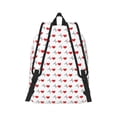 thumbnail image 3 of Daiia Heartbeat Symbol Vintage Canvas Backpack for Men and Women ,Hiking Backpack,Travel Laptop Bag for School,Large Capacity Backpack, 3 of 8