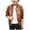 Brown a2, variant on Boys Bomber Jacket Kids Motorcycle Faux Leather Coats Fall Winter Zip Up Long Sleeve Casual Outerwear with Pockets 2-16 Years