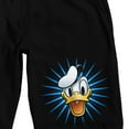 thumbnail image 2 of Disney Classic Characters Donald Duck vintage Lounge short on Black Adult-XXL, 2 of 4