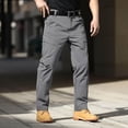 thumbnail image 2 of UDAUDU Work Pants for Men 2026 Stretch Work Travel Hiking Cargo Pant Casual Waterproof Trouser with Multi Pockets Gray 3XL, 2 of 7