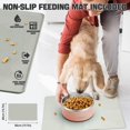 thumbnail image 5 of Bonteck Cuenco Para Perros – Agua Y Comida Para Perros, Cuencos De Metal Antideslizantes Y Antioxidantes, Grande, A Prueba De Derrames, Aislado, Doble Pared, Plato Para Mascotas Para Perros, Gatos Y M, 5 of 5
