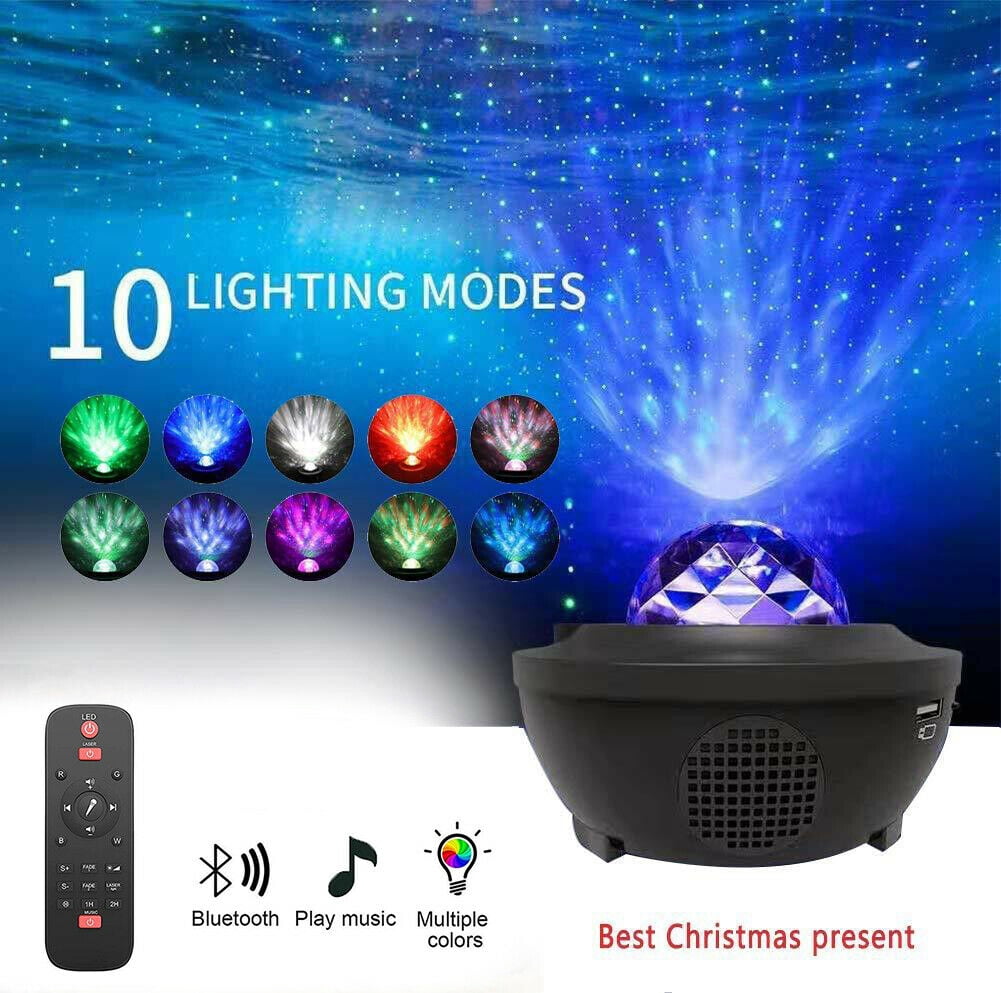 Myriann Bluetooth USB LED Galaxy Projector Starry Night Lamp Star