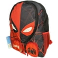 thumbnail image 3 of Spiderman Head Kids Backpack 16" for School Bookbag for Boys ages 3+, with 3 front pockets, 3 of 3