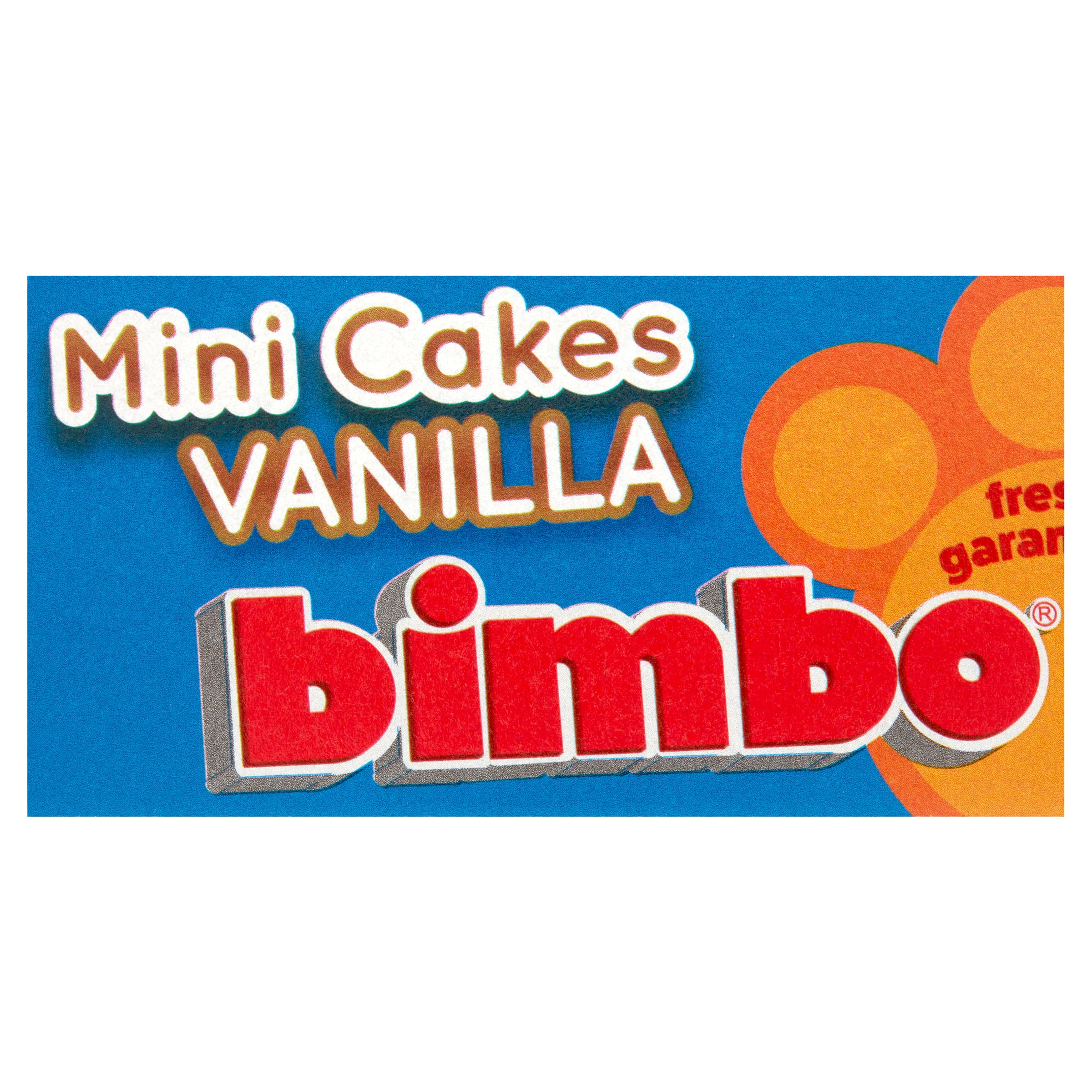 Bimbo Multipack Mini Vanilla Cake 1.75 oz, 4 Count Shelf Stable