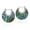 Other, variant on Stylishly Beautiful Abalone Shell Hoop Lock Sterling Silver Earrings