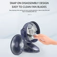 thumbnail image 5 of Fridja USB Mini Clip Fan, 3-Speed 720√Ç¬∞ Rotation Ultra Quiet Clip-On Desk Fan, 5 of 7