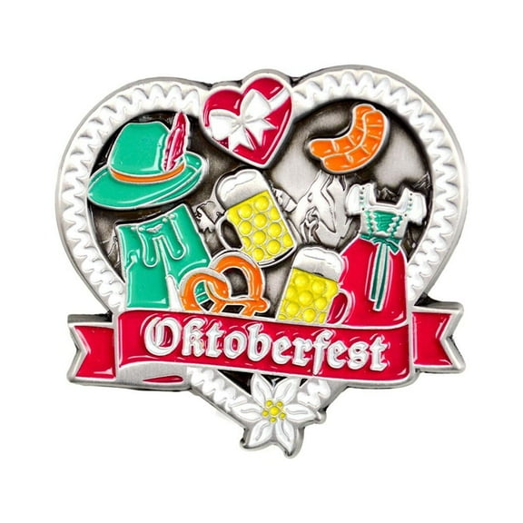 Oktoberfest Haus German Hunting Hat Pin with Oktoberfest Themed for Men