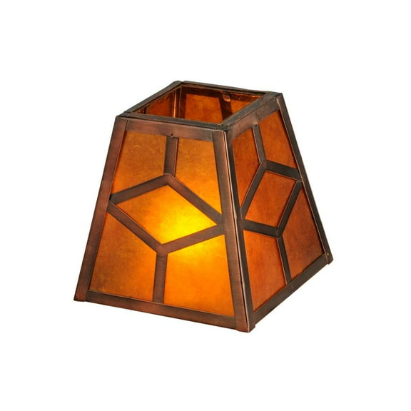 Meyda Tiffany 27880 Diamond Craftsman 5" Tall Lamp Shade - MultiColor