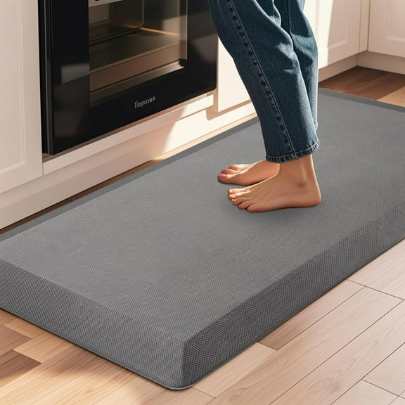 Anti Fatigue Kitchen Mats for Floor, 9/10 Extra Thick Cushioned Standing Desk Mat, Comfort Memory Foam Ergonomic Kitchen Rugs and Mats Non-Slip Waterproof for Office, Kitchen, Sink, 20" x 32"