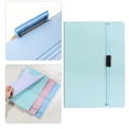 thumbnail image 5 of Foldable Clipboard Folder with Strap, 360 Degree Document Organizer with Sturdy Clip and Privacy Cover, Portable Writing Board for Office, study, and Business, Lightweight Pp Plastic A5 Size, White, 5 of 9
