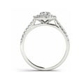 thumbnail image 3 of 3/4 Carat T.W. Diamond Double Halo 10kt White Gold Engagement Ring, 3 of 5
