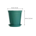 thumbnail image 6 of DECORNIJIA Garden Containers Non-rusting Flower Pot Green 5 Sets, 6 of 7