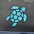 thumbnail image 2 of Red Hound Auto Sea Turtle Aqua Flower Sticker Decal Wall Tumbler Cup Window Car Truck Laptop 12 Inches, 2 of 3
