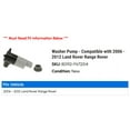 thumbnail image 2 of Washer Pump - Compatible with 2006 - 2012 Land Rover Range Rover 2007 2008 2009 2010 2011, 2 of 2